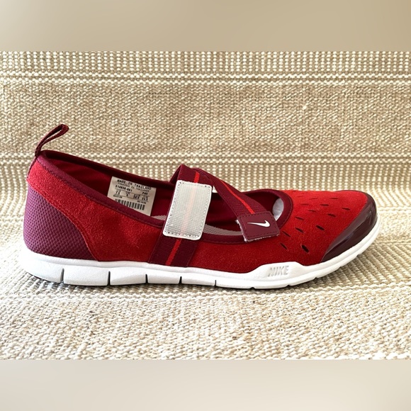 Nike Mary Jane Sneakers. Size: 7.5 Color: Red - Picture 10 of 12